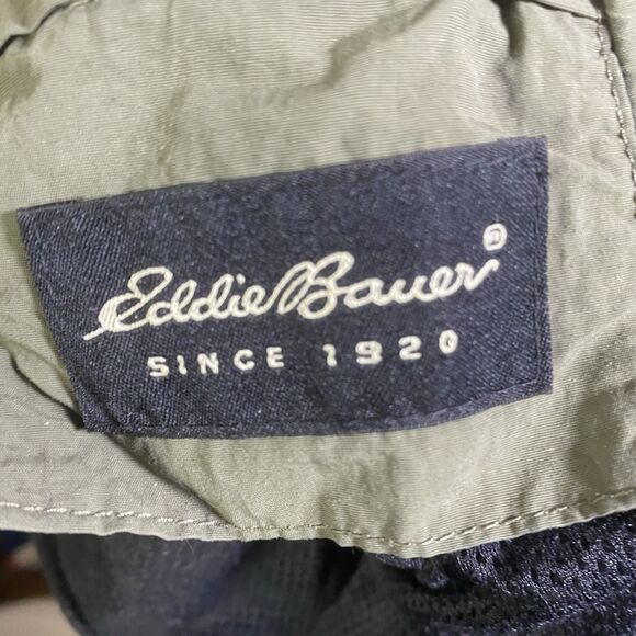 Eddie Bauer EBTEK Outdoor Hiking Shorts Buckle Waist Nylon Utility Green Men XXL - Picture 14 of 16